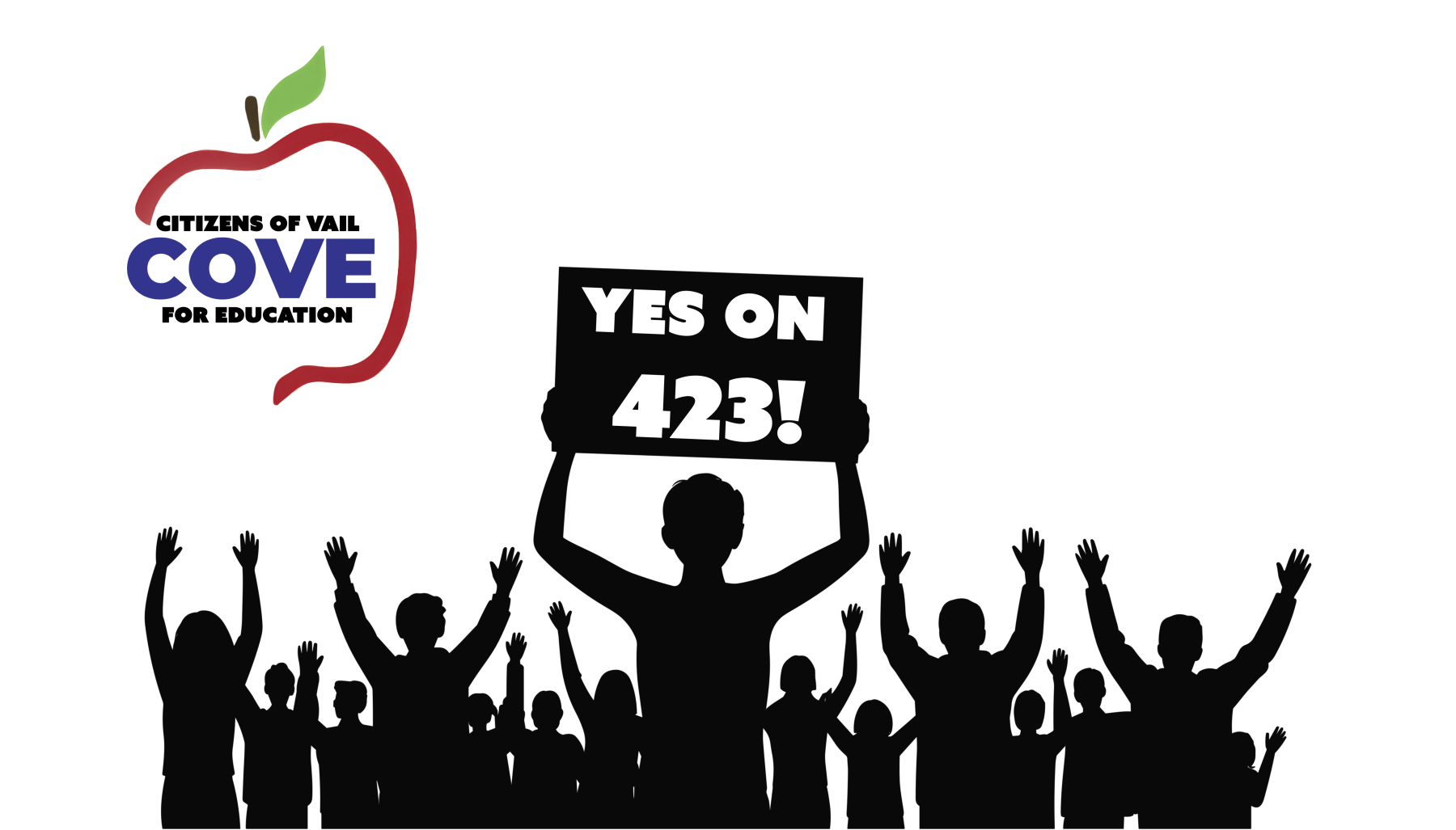 Students and community members supporting Vail schools